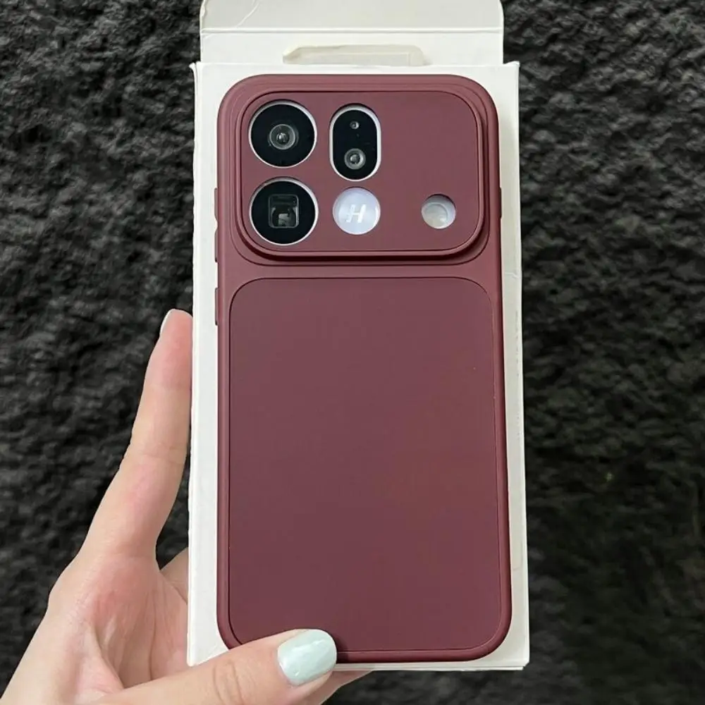 Premium Liquid Silicone Frosted Phone Case with Shockproof Non-Slip Soft Bumper