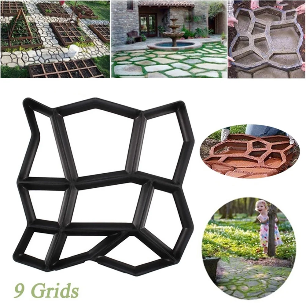 DIY Stone & Brick Path Paver Mold 3