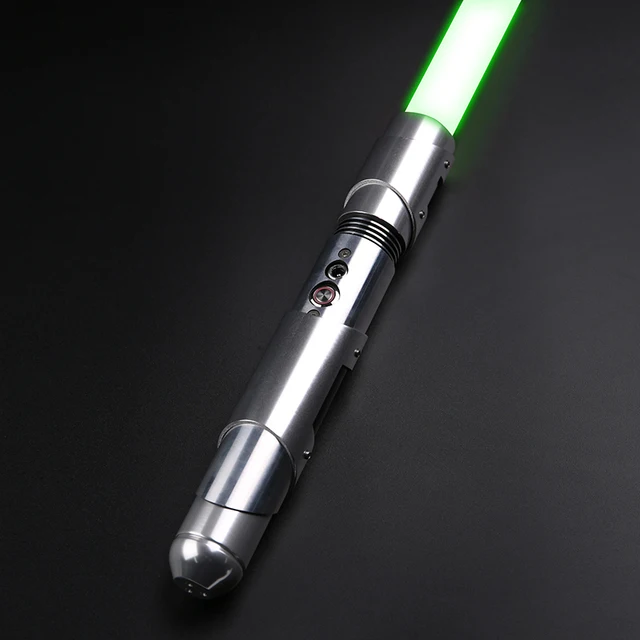RGB Metal Lightsaber Dueling Smooth Swing Laser Sword Sabre De Luz 12 Color Changing 5 Sounds FOC Rave Weapon Flashing Toy 6