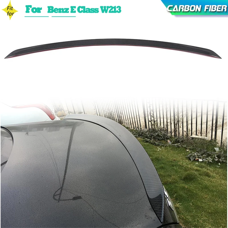 

Carbon Fiber Rear Trunk Spoiler Wing for Mercedes-Benz E Class W213 E63 AMG Sedan 4-Door 2016 2017 Tail Boot Lid Wing Lip FRP