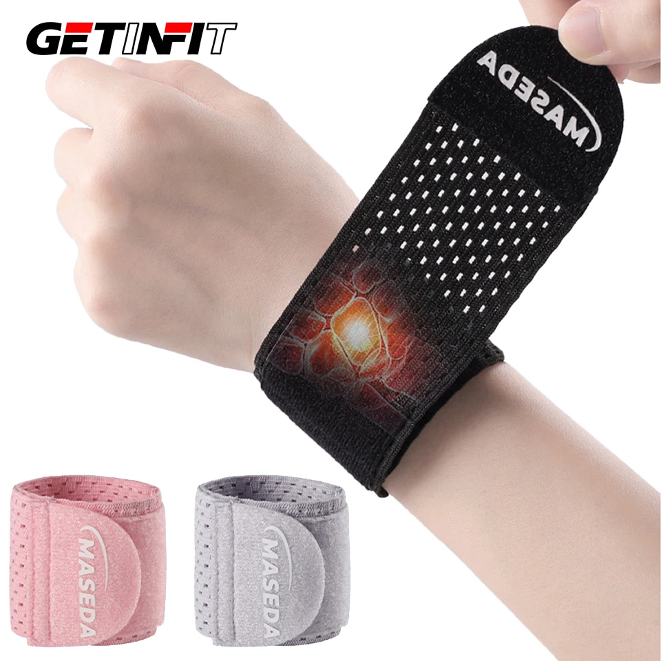 

1 шт. Регулируемый компрессионный бандаж на запястье, наручный бандаж, тендинит, кистевой туннель, артрит, фитнес, тяжелая атлетика, спорт
