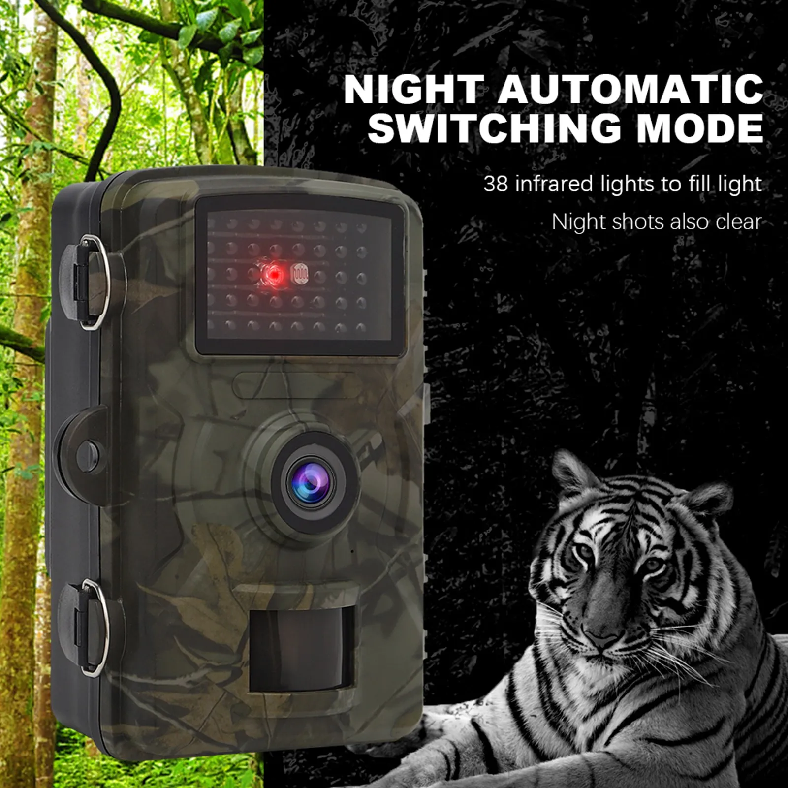 Infrared Camera Infrared Hunting Camera 16MP High Definition 1080P Night Vision Monitoring Waterproof Hunting