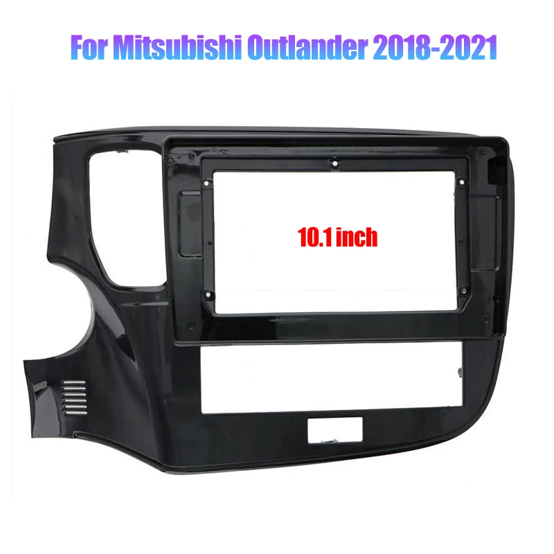 Radio Installation Frame Radio Installation Accessories Radio Frame Radio Panel 9/10.1 inch 2 Din Car Stereo Radio Fascia Panel For Mitsubishi Outlander 2012- Audio Frame Cover Trim Kit Face Bezel