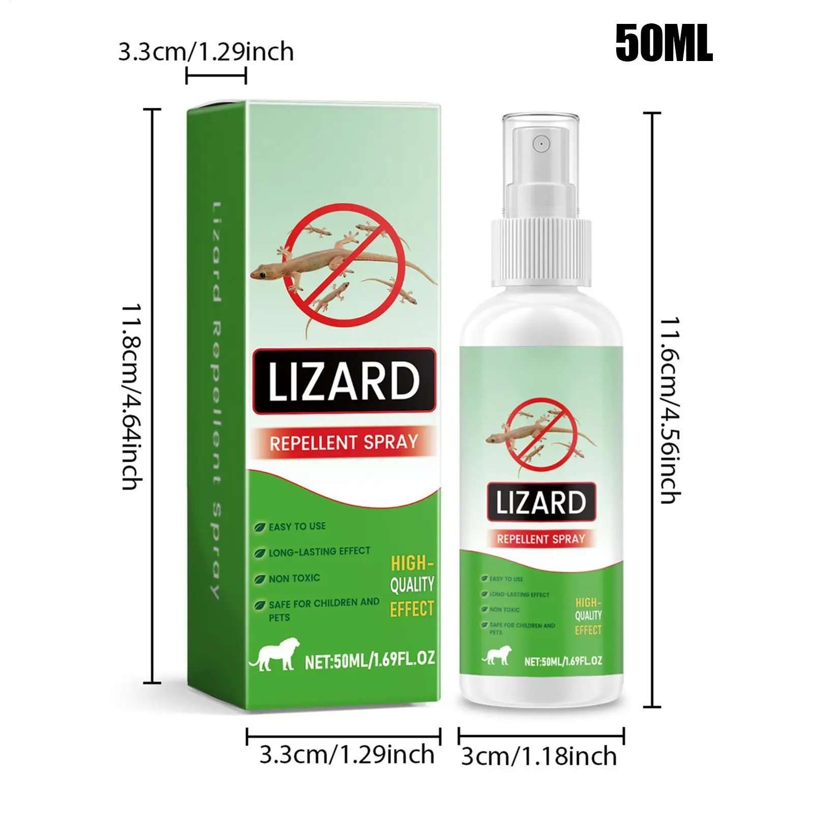 Rodents Repellents Indoor 50ml Lizard Repellents Lavender Oil Gecko Spray Powerful Reptile Deterrening Pet Safe Repel Repeller - 6