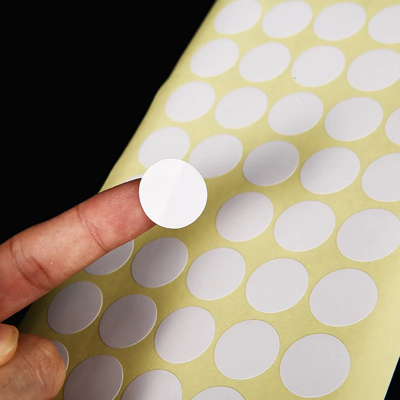 15 Sheet/1 Sheet White/Colour Circles Round Code Stickers DIY Crafts Code Stickers Self-adhesive 10/16/20MM Multipurpose Round