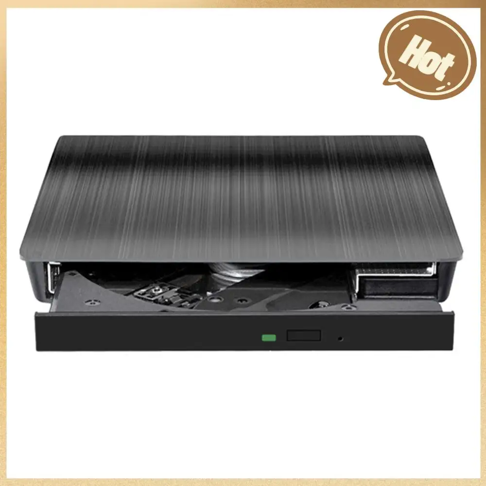 CD 리더 리라이터 USB 3.0 C 타입 디스크 복사기 드라이브, 노트북 데스크탑 PC 노트북용 Win Mac OS와 호환 가능, 6 in 1