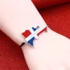 Dominican Map Flag Bracelet Dominicans Country Jewelry 5