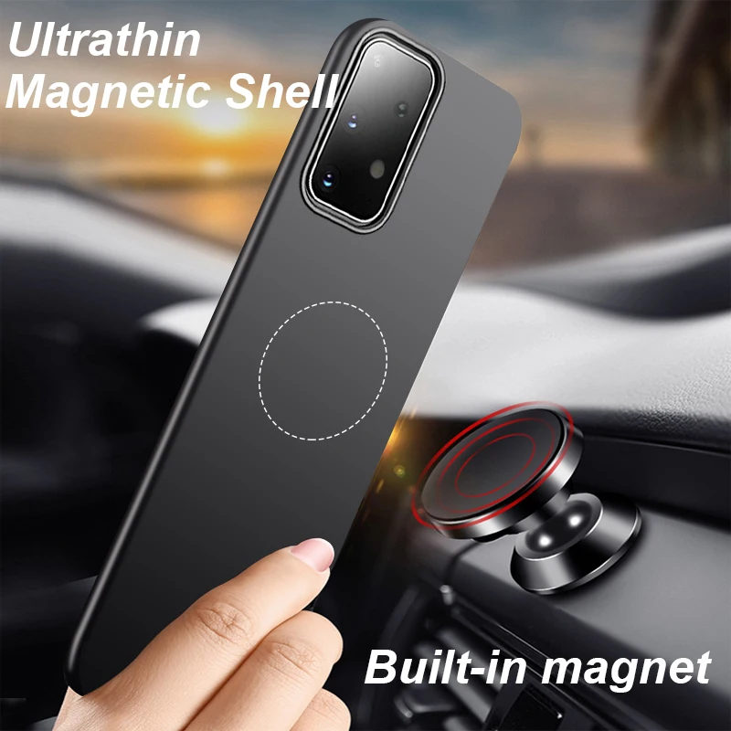 

Case A52S A53 A54 A52 A 54 5G Ultra thin Magnetic Plastic Hard Protector For Samsung Galaxy A52S A53 A54 A 54 4G 5G Cover