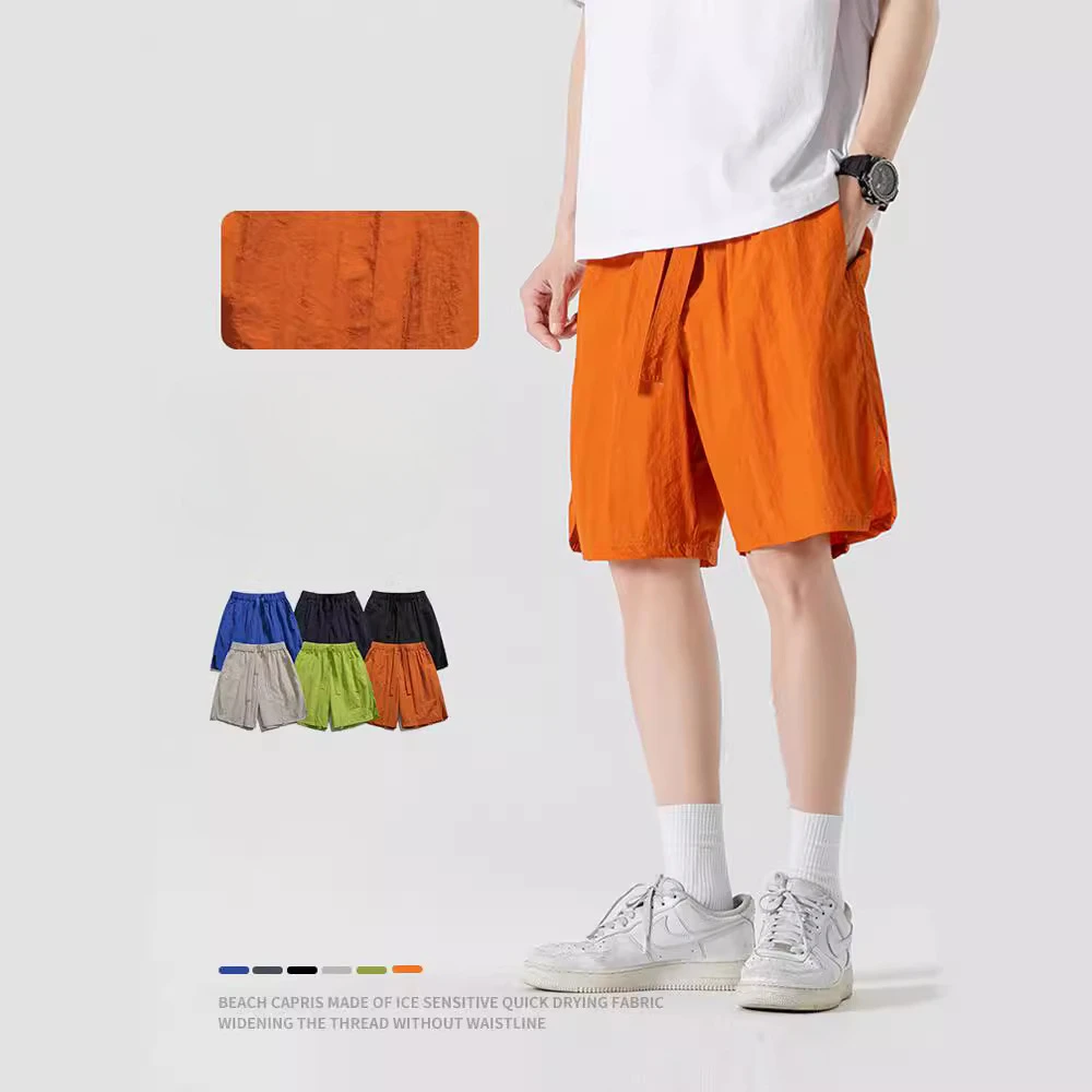 Quick-drying shorts casual loose beach sports pants basketball shorts men clothing