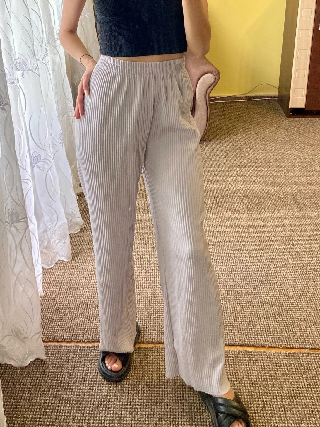 Pantalon Ancho Aliexpress Pantalon Chandal Mujer Pantalones De