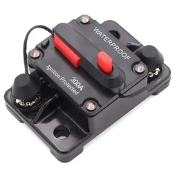 Waterproof High - Amp Circuit Breaker with Reset Function for Marine and Automotive Applications