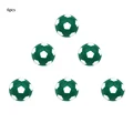 Dark green 6pcs