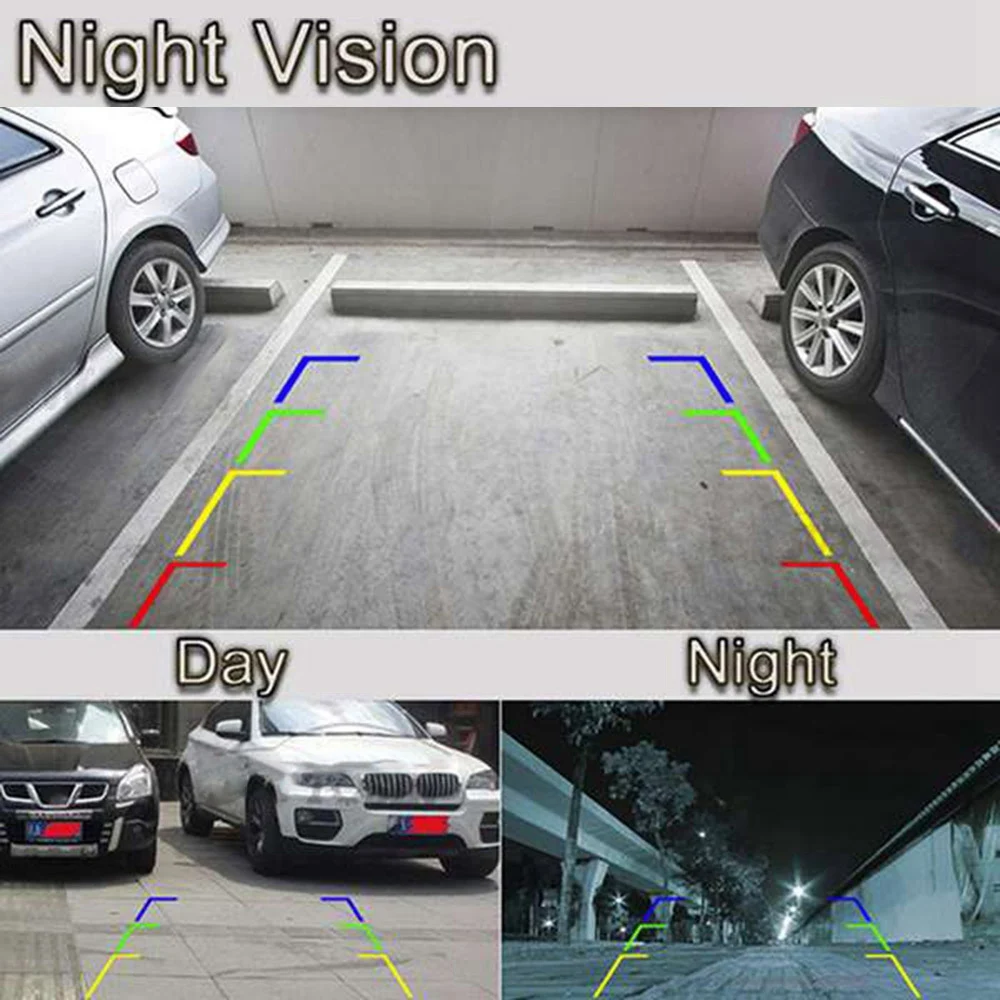 자동차 후면보기 카메라 4LED 반전 카메라 Toyota Mark X Zio 2007-2013 jasmine 용 자동차 액세서리