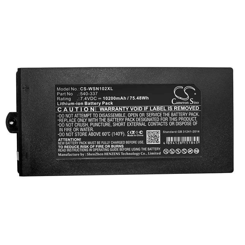 

Cameron Sino 10200mAh Battery For Owon Powers PDS Oscilloscopes PDS5022 PDS602 HC-PDS oscilloscopes HC-PDS B-8000 540-337