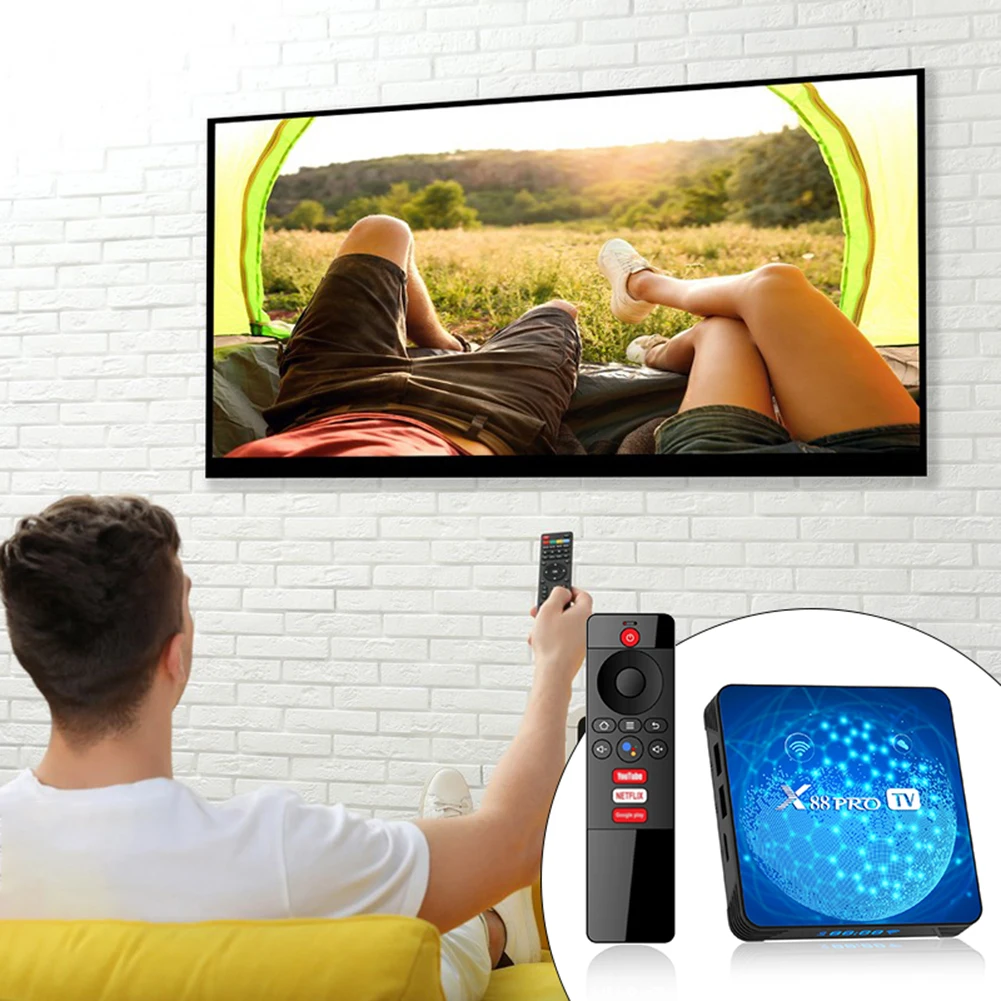 

Digital Display Smart Television Box Multiple Use Medias Player TV Box For Living Room Home