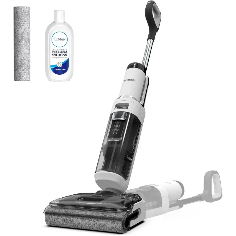Tineco Floor ONE Stretch S6 Cordless Wet Dry Vacuum Cleaner 180&deg;Lay-Flat Smart Vacuum Mop, 40 Minutes Long Runtime 158℉ Flashdry