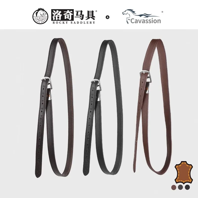 cavassion-good-quality-stirrup-straps-black-color-cowhide-strap-ride-horse-light-color-equestrian-equipments