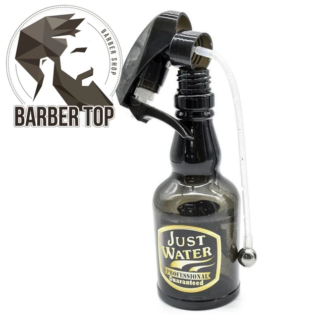 Salon Hairdressing Spray Bottle Retro Patten Haircut Styling Empty Continuous Atomizer Refillable Electroplating Watering Can