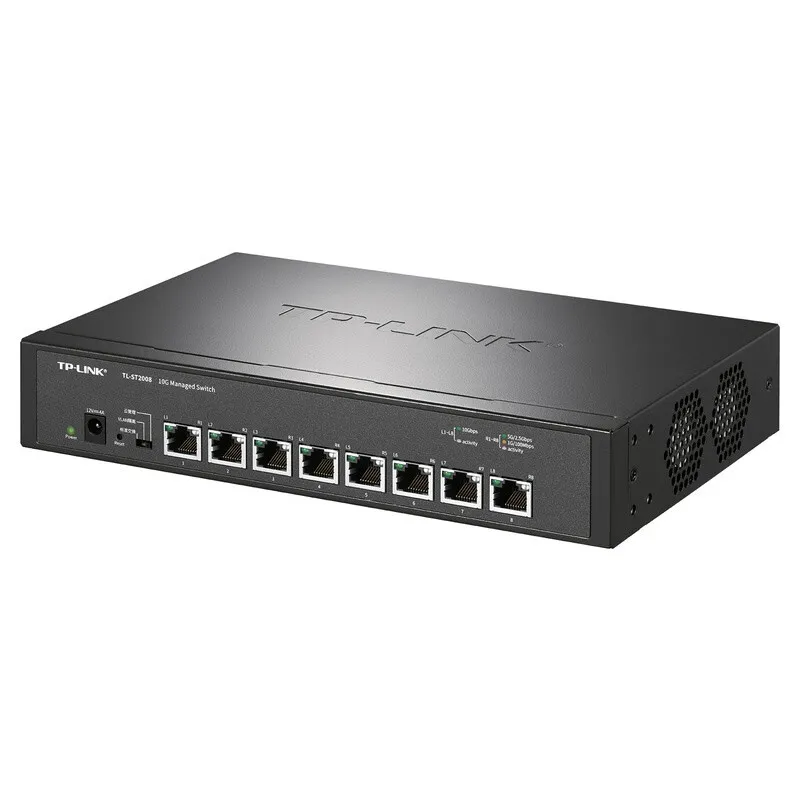 Tp-link-イーサネットポートネットワークハブ、10ギガビットスイッチ 