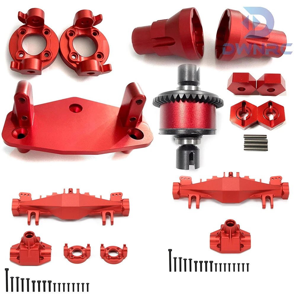 DWNRCFrontAxleHousingCoverCaseSetFrontDriveShaftForLOSI18