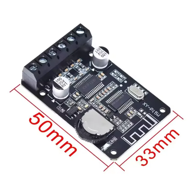 XY-P15W 블루투스 5.0 앰프 보드 DC 8V 12V 24V 10W 15W 20W 파워 앰프 오디오 스테레오 디지털 AMP 사운드 보드