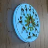 Cartoon Funny Dog Doing Yoga Position Of Surya Namaskara Doggy Style Yoga Wall Clock Beagle Dog Pet Cartoon Yoga Wall Watch 4
