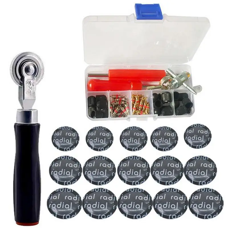 

70-10PCS Universal Vacuum Tyre Repair Set For Car Motorcycle Scooter Rubber Tubeless Tire Repair Kit Glue Free Repair Tire Nails