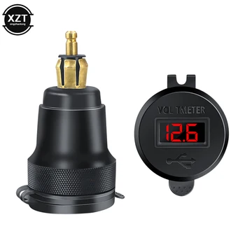 고속 충전 3.0 듀얼 USB 충전기 플러그 소켓 전원 어댑터, C타입, BMW R1200GS R1250GS F800GS R1250 GS R1200rt 타이거 800 900