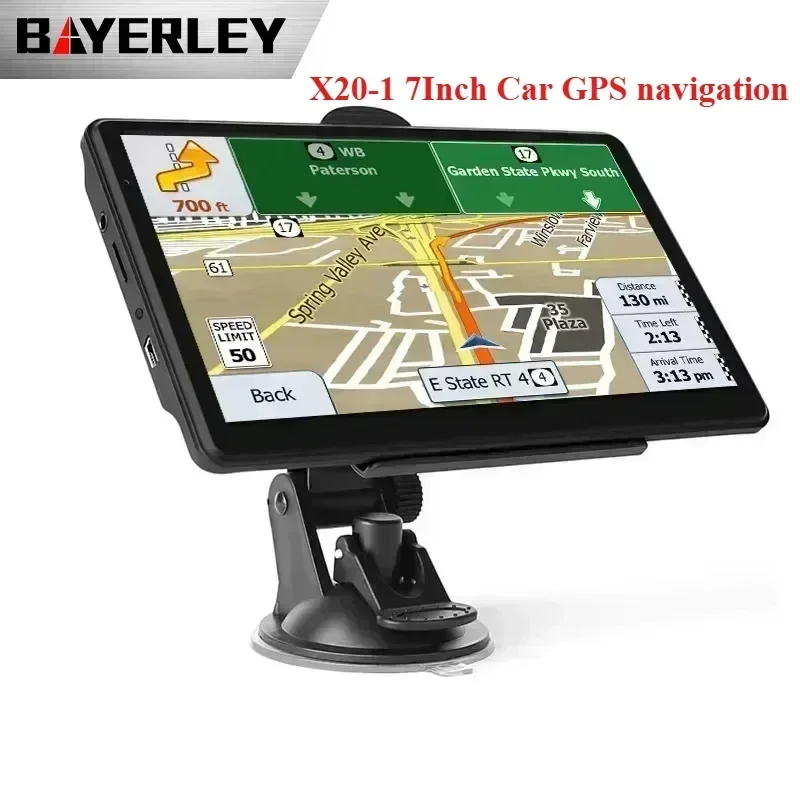 Bayerley 7 "8G 256M Multi-Functional Touch Screen Car GPS Navigation Portable 7" X20-1GPS Navigator HD Car Us European Universal gps navigator