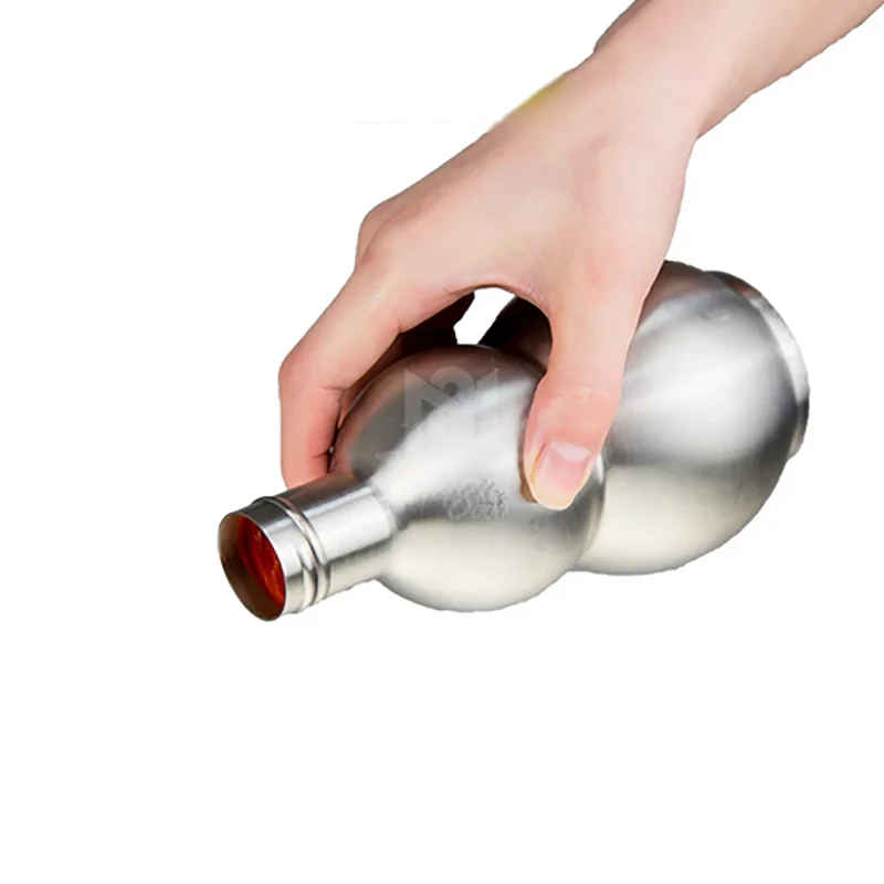 조롱박 마술 금속 조롱박 칼라바시 병, 끝이없는 와인, 물 트릭 소품, 무대 착시 속임수