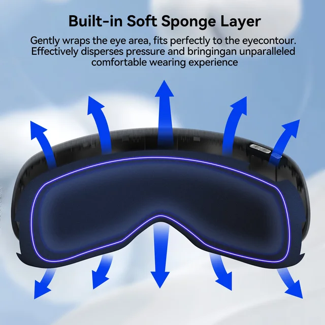 Eye Care Smart Eye Mask Massager Hot Compress Relax Equipment 2