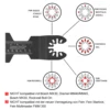 10/24pcs Oscillating Blades Multifunctional Blade Saw Fine Workmanship  35MM 45MM 87MM High Carbon Steel Blade Saws Quick Releas 4