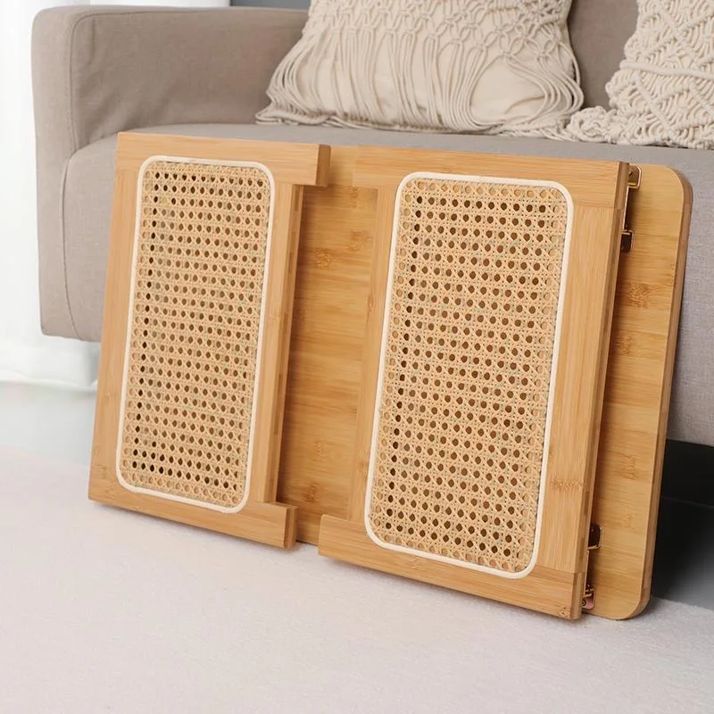 Multi Folding Bamboo Tea Table For Living Room Floor-standing Low Minimalist Compact Tatami Coffee Foldable Table Bed Laptop