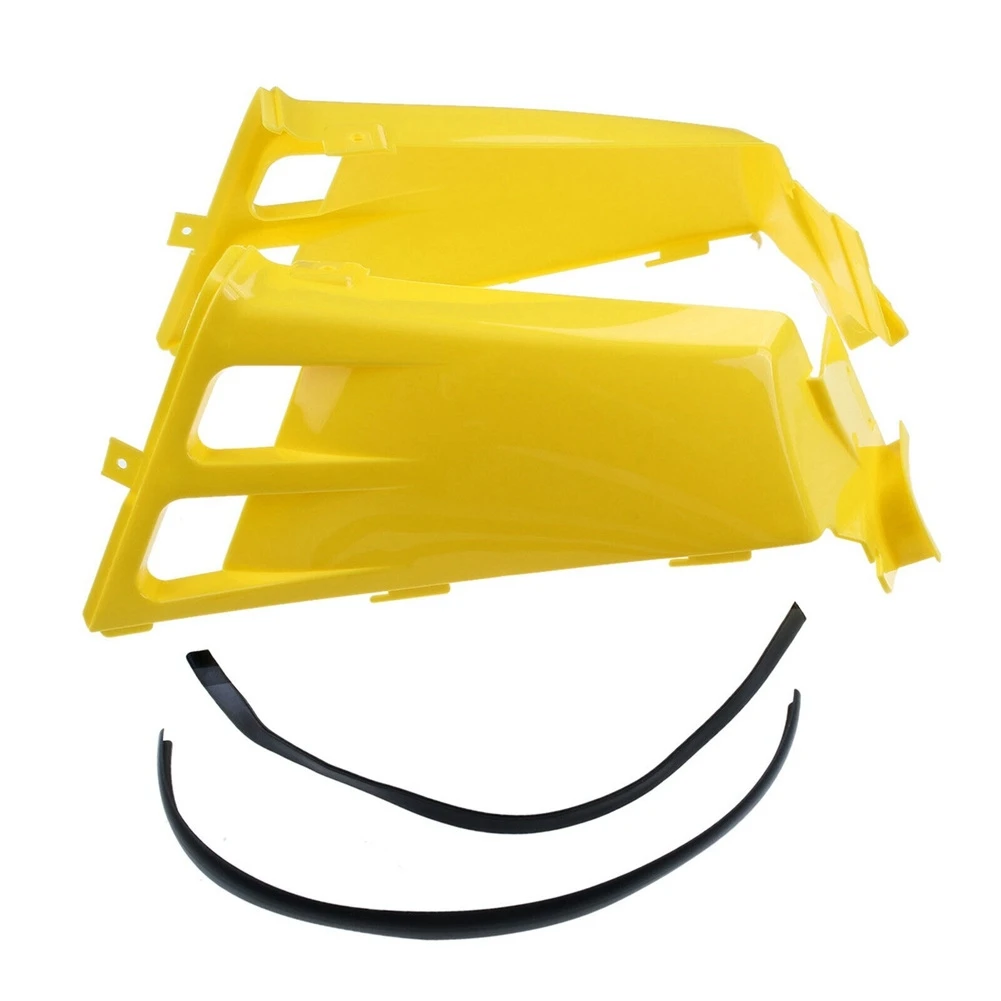 Yamaha Banshee 350 YFZ350 87-06 Yellow에 적합한 그릴이 있는 플라스틱 가스 탱크 측면 커버