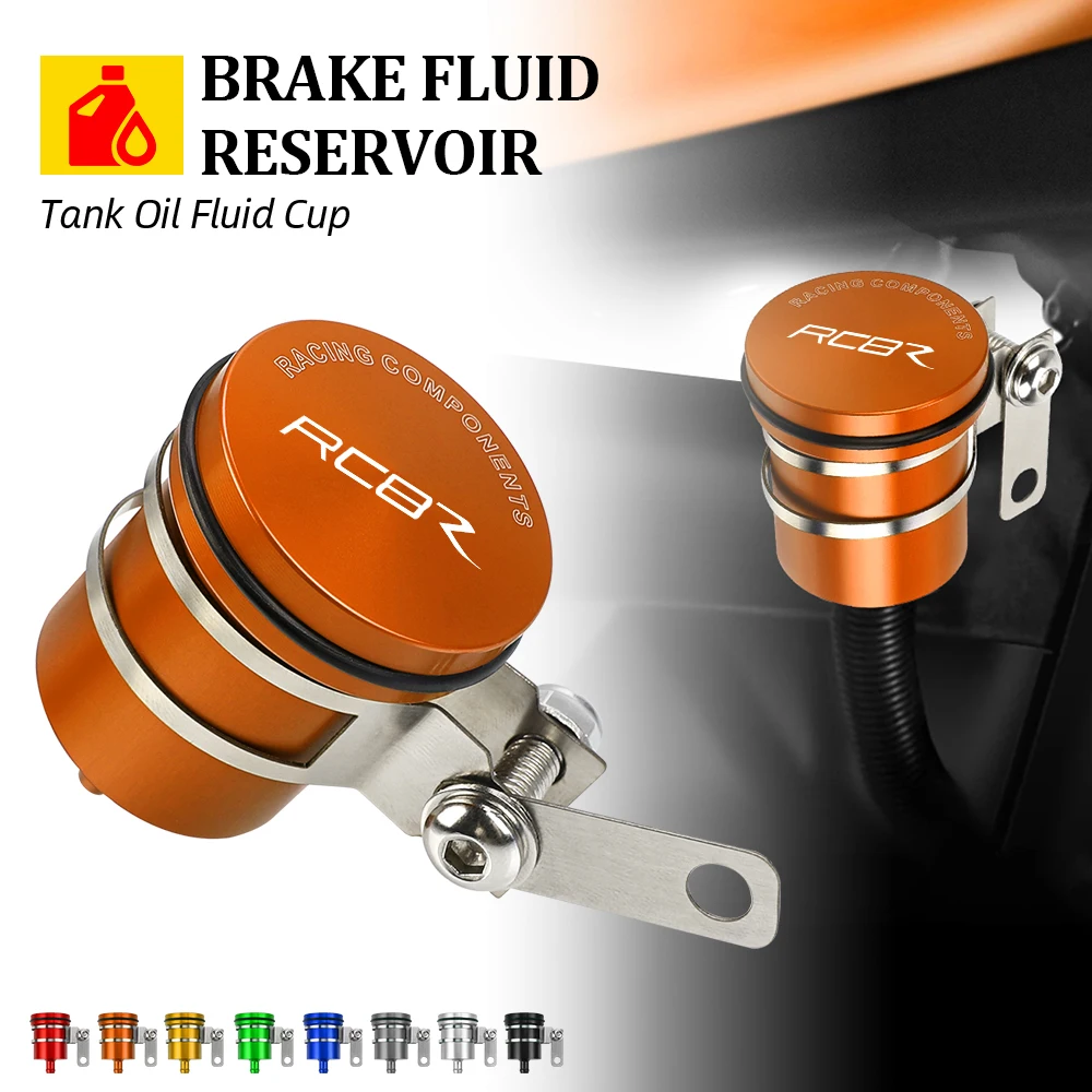 

Motorcycle Brake Clutch Tank Cylinder Fluid Oil Reservoir Cup Oil Fluid Cup Accessories For RC8/RC8R RC 8R 8 R 2009 2010 - 2023