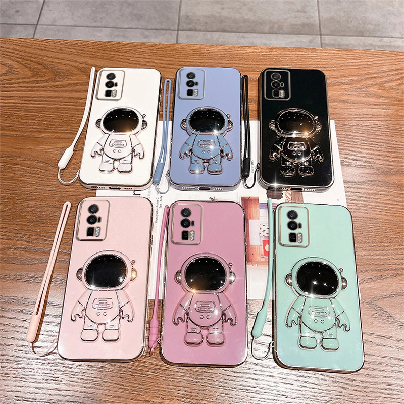 Astronaut Glitter Phone Case For Poco X5 X4 F4 X3 M4 F5 Xiaomi Mi 12T Pro 13 Lite 13T Light Plating Cover_voghion.com