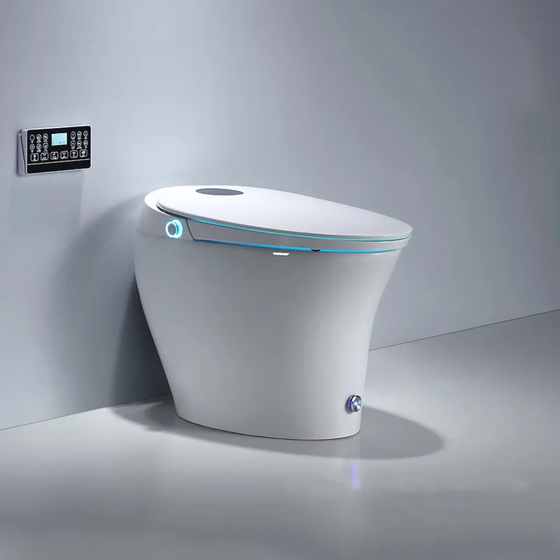 

Bathroom Ceramic Intelligent Toilet Modern Luxury Electric Automatic One Piece Hotel Bidet Smart Toilet S-trap