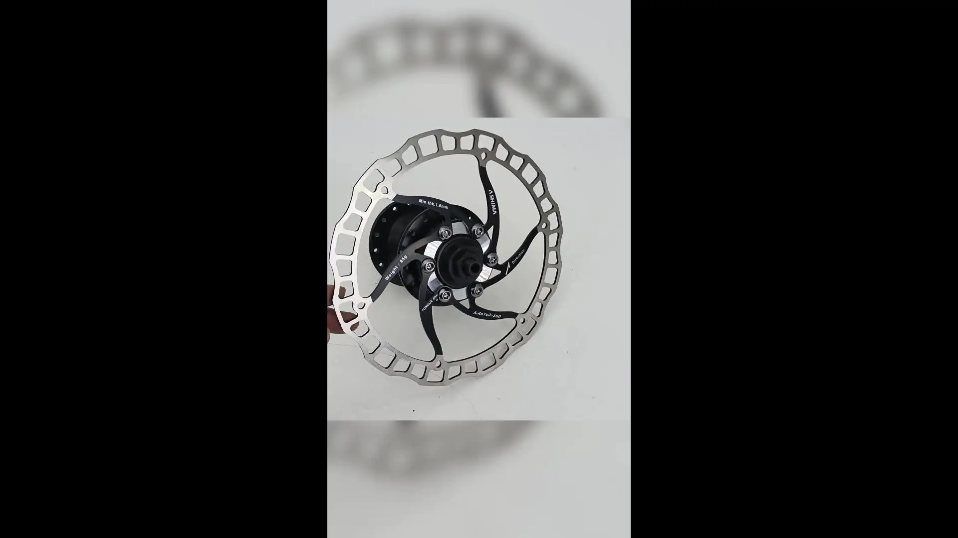 Disco Freno ARO-08 ULTRALIGHT 140mm Argento - Leggero E Performante - Foto 6