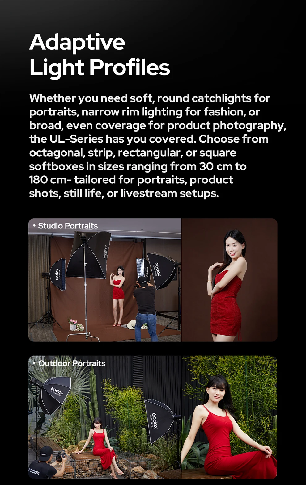 UL-Octa BOX /UL-BOX Quick Release Umbrella Softbox for product photography, fash