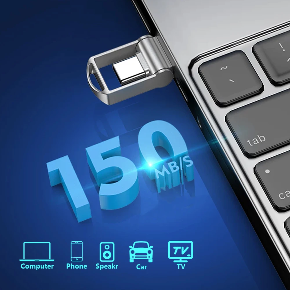 오리지널 OTG 펜 드라이브 512GB 256GB 고속 USB 3.0 플래시 드라이브 타입 C U 디스크 메모리 스틱 128GB 휴대폰 PC 저장 장치용