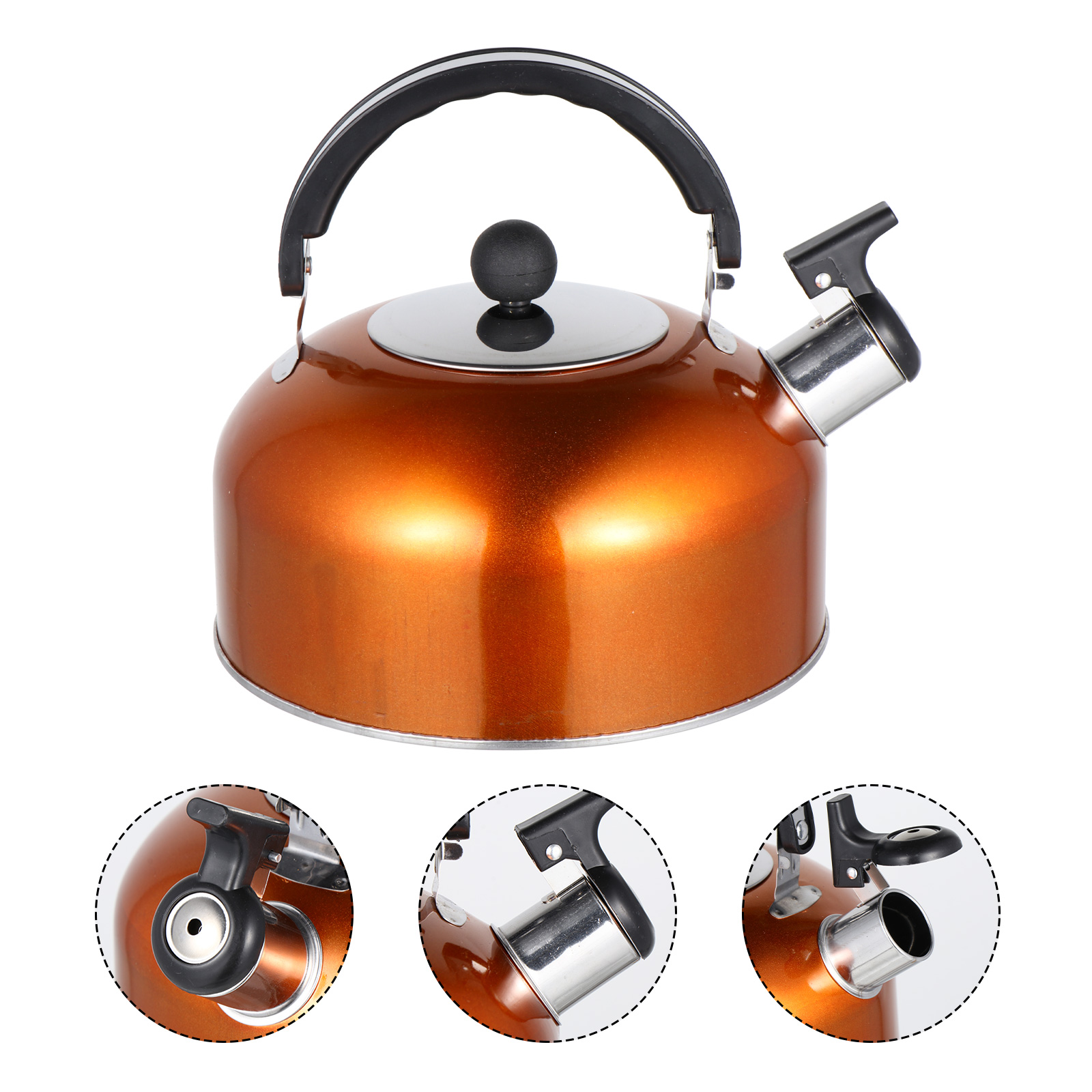 Kettle Home Stainless Steel Teapot Water Pitcher Boiling Boiled Stove Outdoor Whistling
