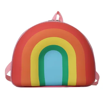Taobo Children's Fun Cute Rainbow Pattern Backpack Waterproof, Durable, and Weight Reducing Children's Backpack 1