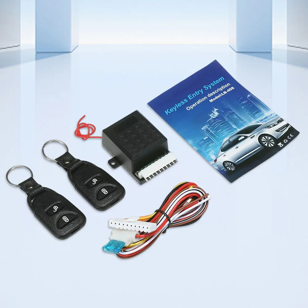 Système d'entrée sans clé universel pour voiture avec 2 télécommandes, kit  central automatique, serrure de porte, 12V, 1-10 ensembles - AliExpress