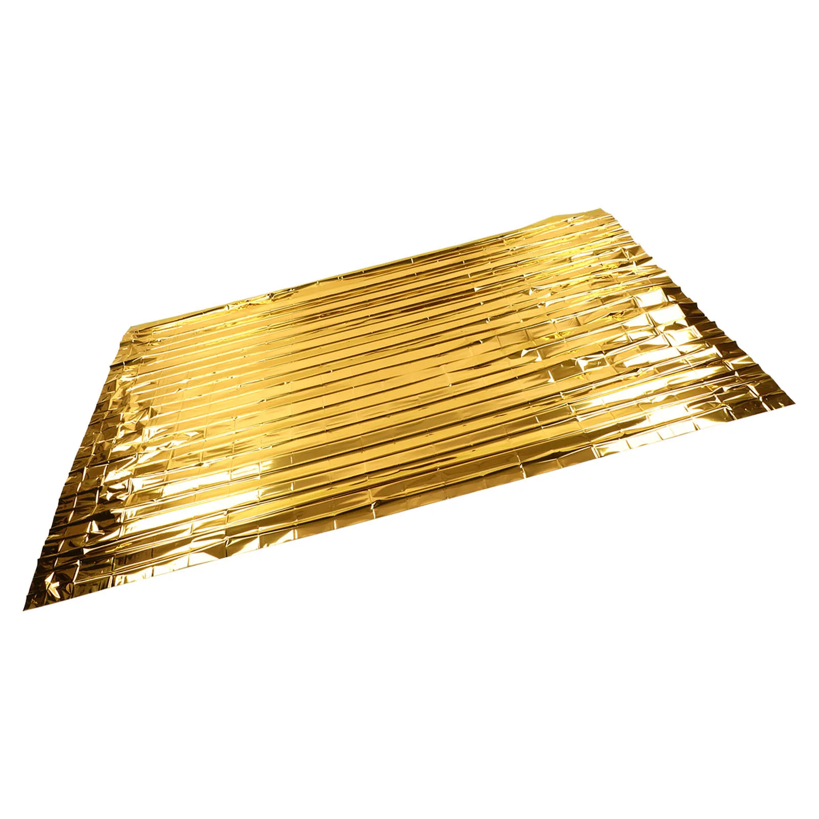 Outdoor Emergency Blanket Reflective Surface Emergency Thermal Blanket Survival Equipment Portable Gold Silver for Field Work