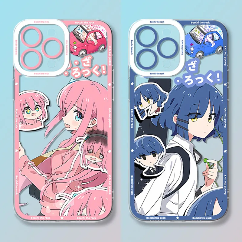 Anime Bocchi The Rock Case Per Iphone 15 14 Pro Max 13 12 Mini 11 Pro Xr Xs X 8 7 6 6S Plus Se 2020 Cover Morbida In Silicone Fundas