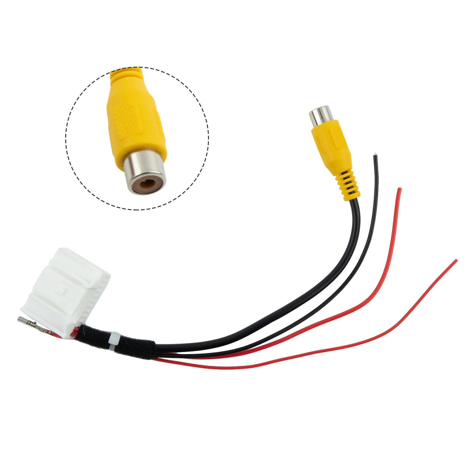 

Durable For Toyota 1x Adapter Cable Camera Video Easy Installtion Harness Placement On Vehicle Rearview Backup