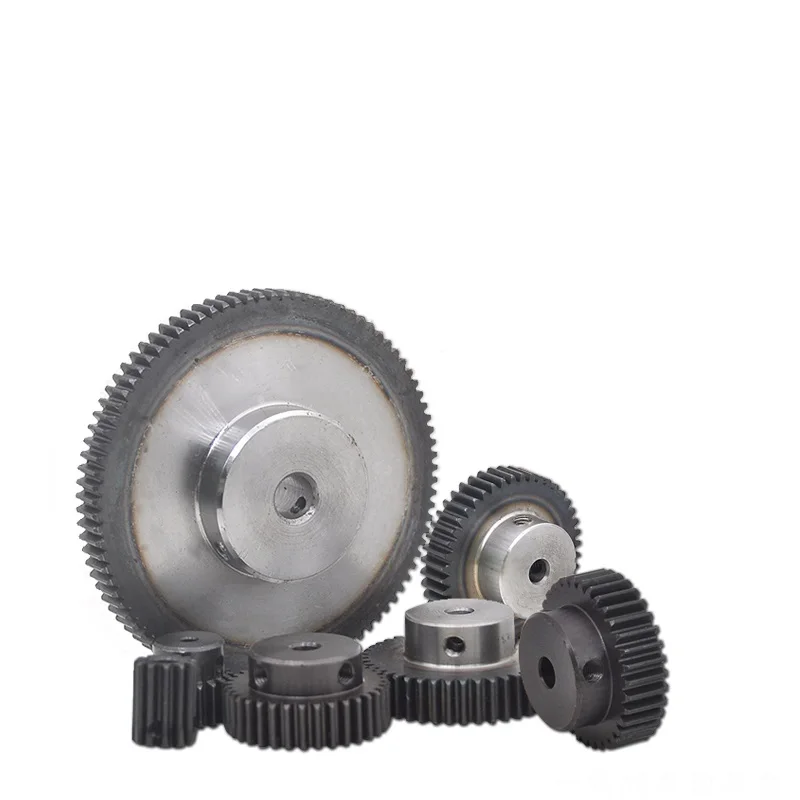 Spur Gear 15T/16T/17T/18T/20T 45#Carbon Steel Material Bore Size 4/5/6/6.35/7/8/10/12/12.7 mm 1M motor gear transmission gear electric bike gear