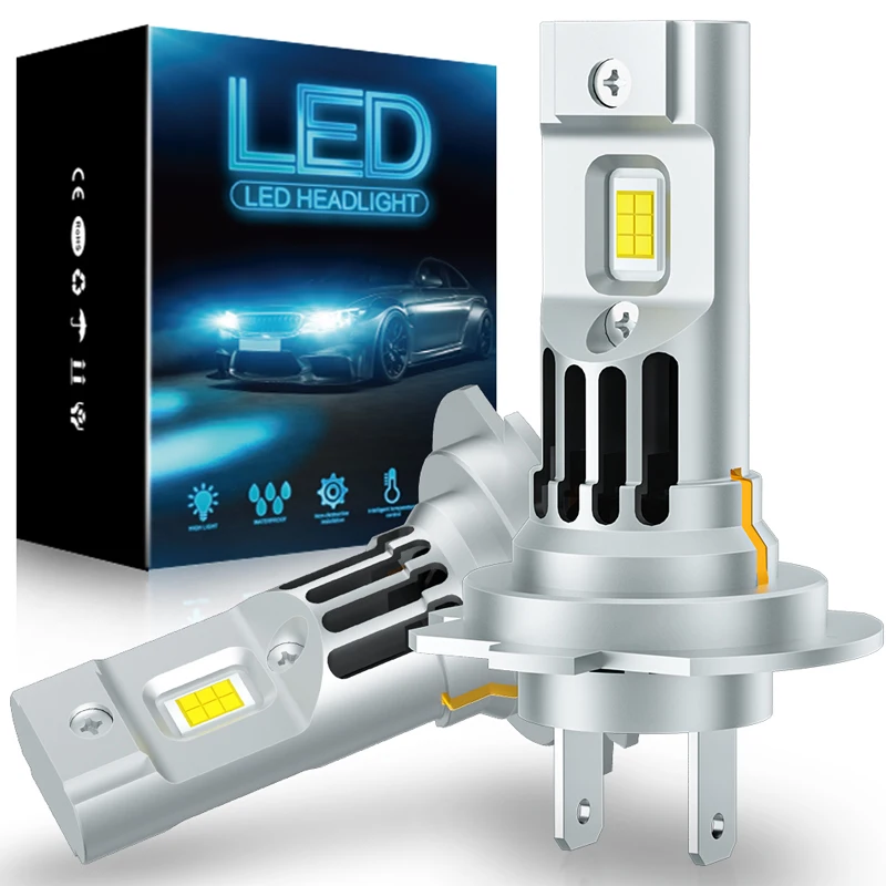 Aktualita 2ks H4 H7 LED světlomet cibule 9005 HB3 9006 HB4 H8 H9 H11 LED světel 70W pro auto žárovky 24000LM 6500K auto mlha lehký 12V ksz