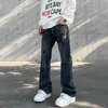 Streetwear Ripped Jeans Men Autumn Black Flared Trousers Casual Y2k Vaqueros Pantalones Hombre Winter Street Hole Denim Pants 3