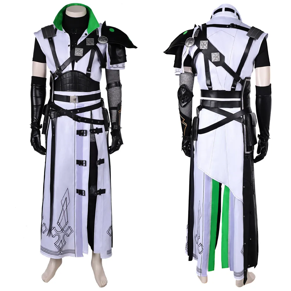thumbnail image 1 of Disfraz de Cloud Cosplay Final Fantasy 7 para hombre adulto, conjunto de pelucas y uniforme, trajes de juego de rol de fantasía, traje de carnaval de Halloween, 1 of 5